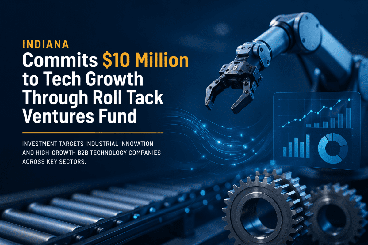 Indiana Commits $10 Million To Tech Venture Fund