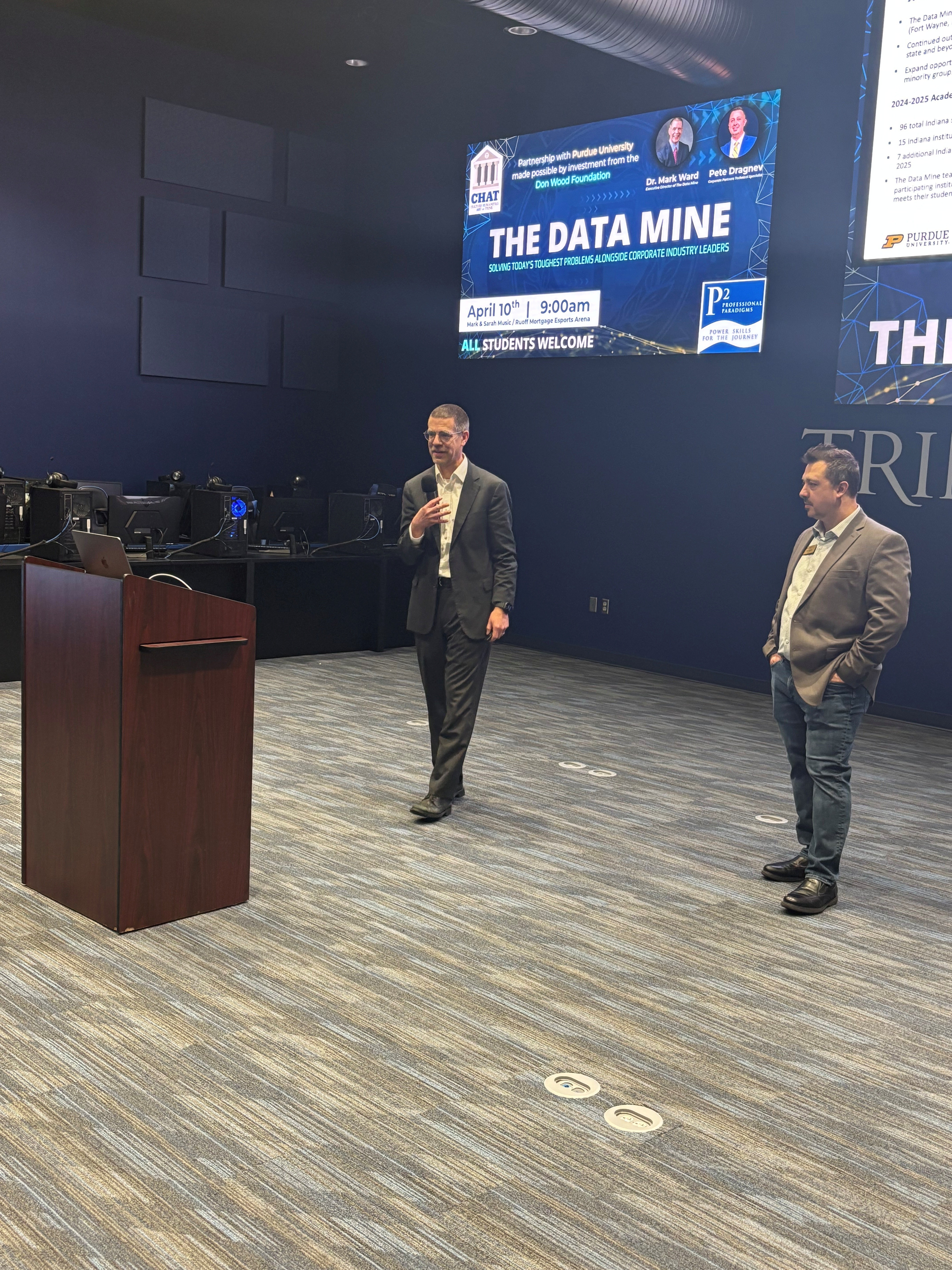 Trine Students Explore Purdue Data Mine Opportunities