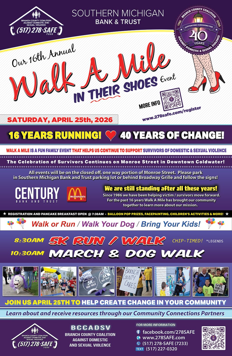 "Walk A Mile in Their Shoes" Fundraiser Set for Saturday in Coldwater