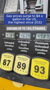 Gas Prices Hit Highest Level In Four Years