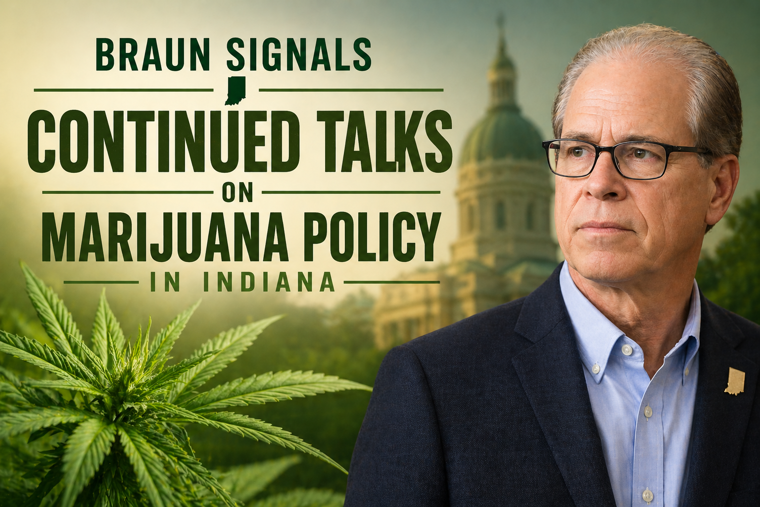 Braun Signals Continued Talks On Marijuana Policy In Indiana