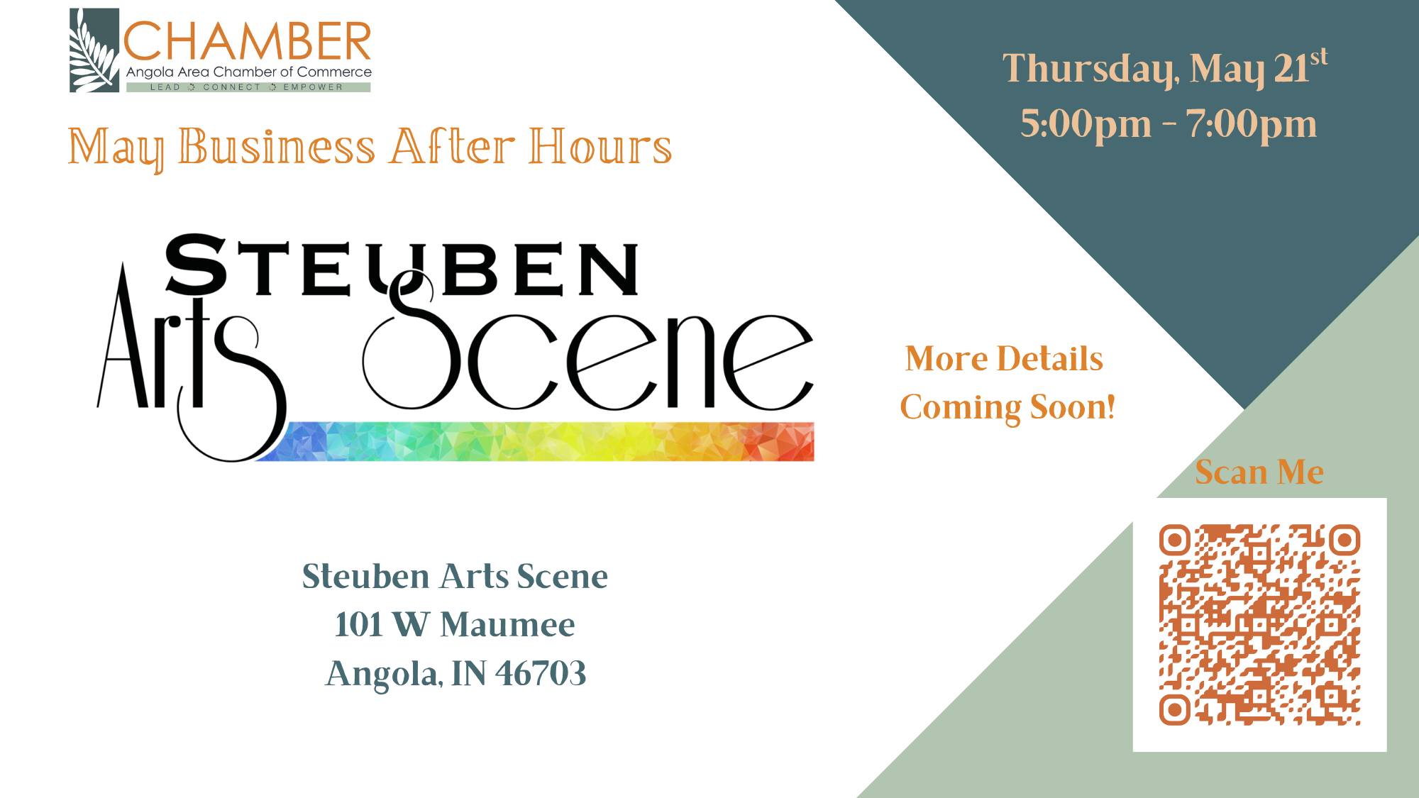 Angola Chamber Sets May Business After Hours At Steuben Arts Scene