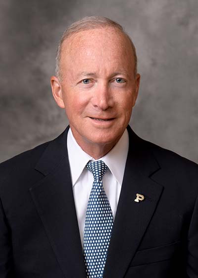 Daniels Tells Trine Graduates to Prepare for "Promising and Uncertain" Future