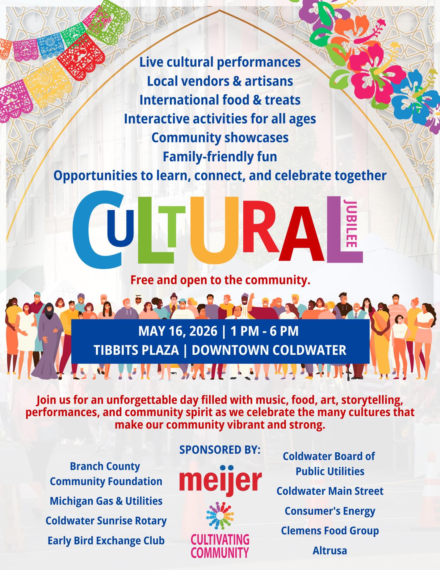 Cultural Jubilee Returns To Coldwater Saturday