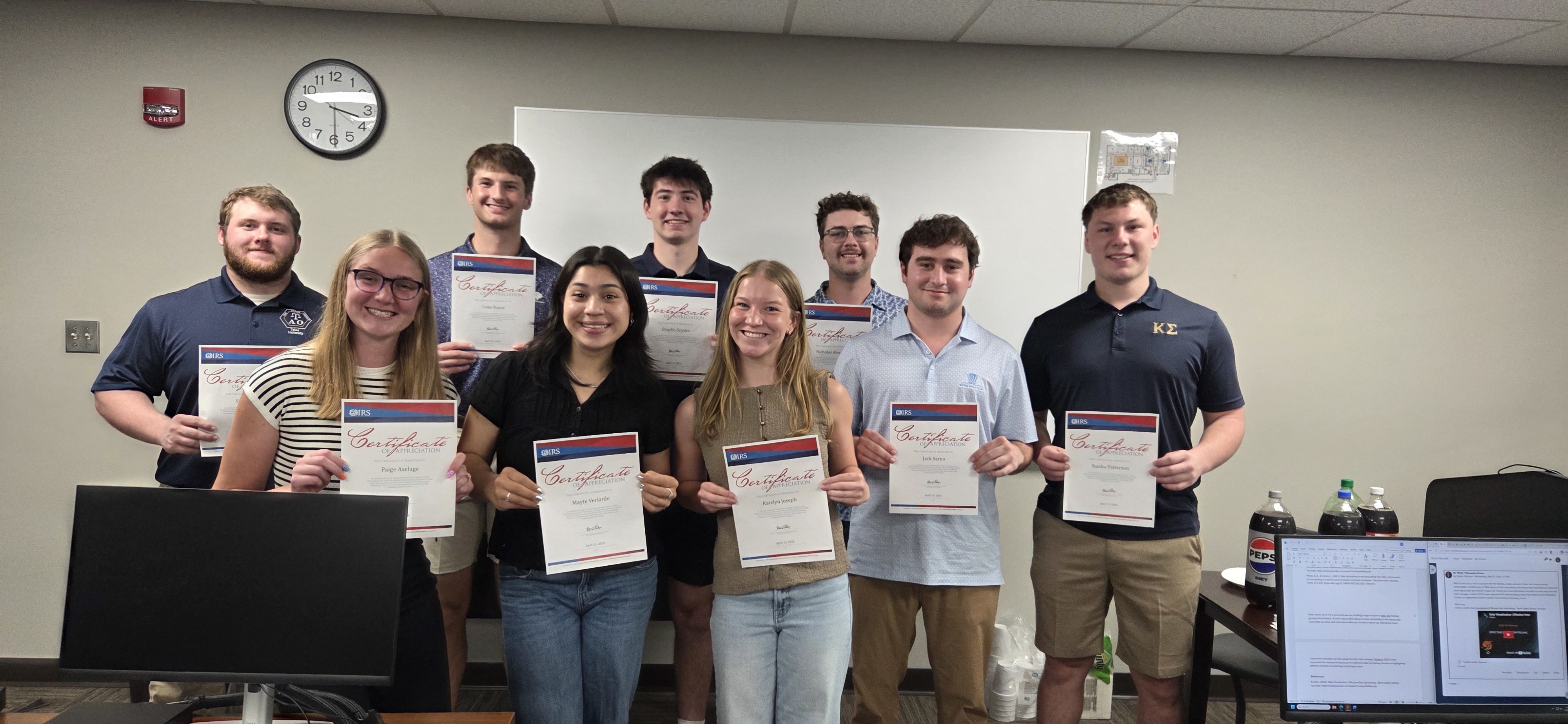 Trine Students Help File More Than 120 Tax Returns Through VITA Program