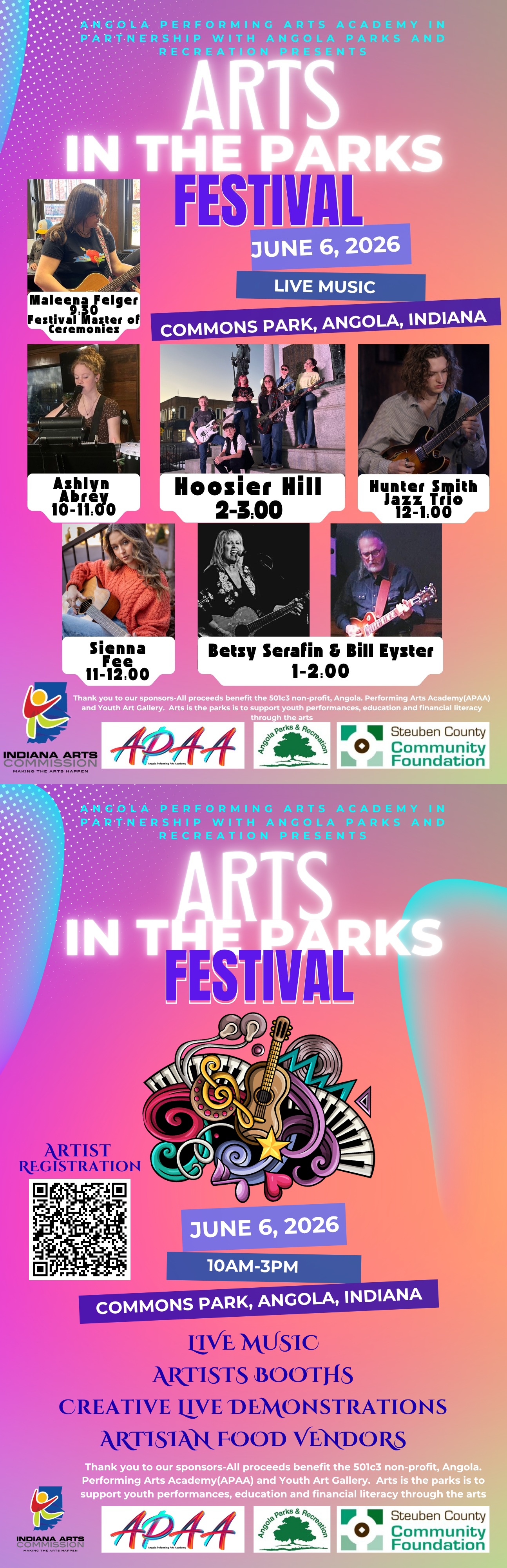 Arts in the Parks Festival Seeks Artists, Vendors for June Event