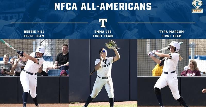 Three Trine Softball Players Earn NFCA First Team All-American Honors