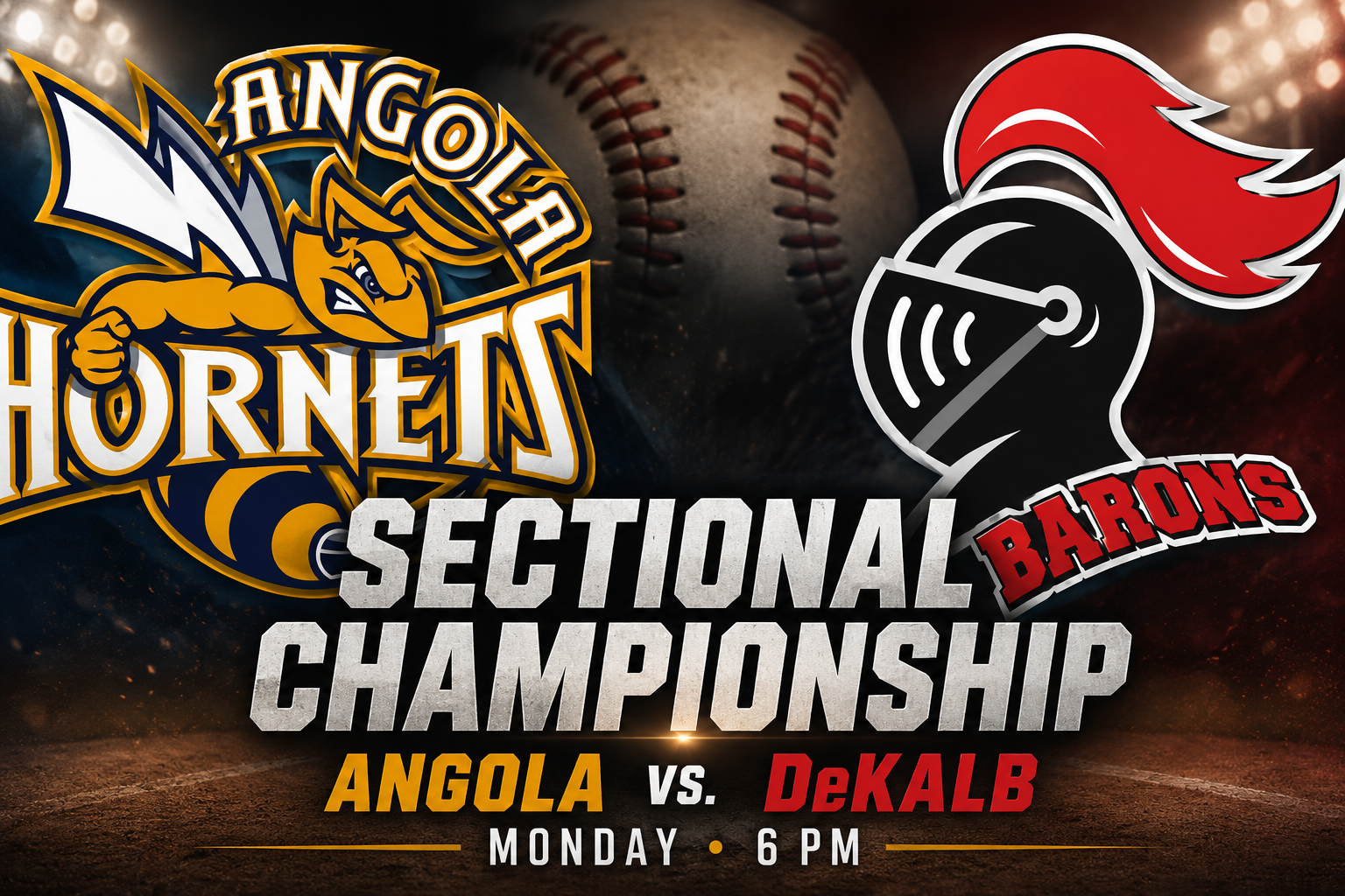 Angola, DeKalb To Battle For Sectional Baseball Championship