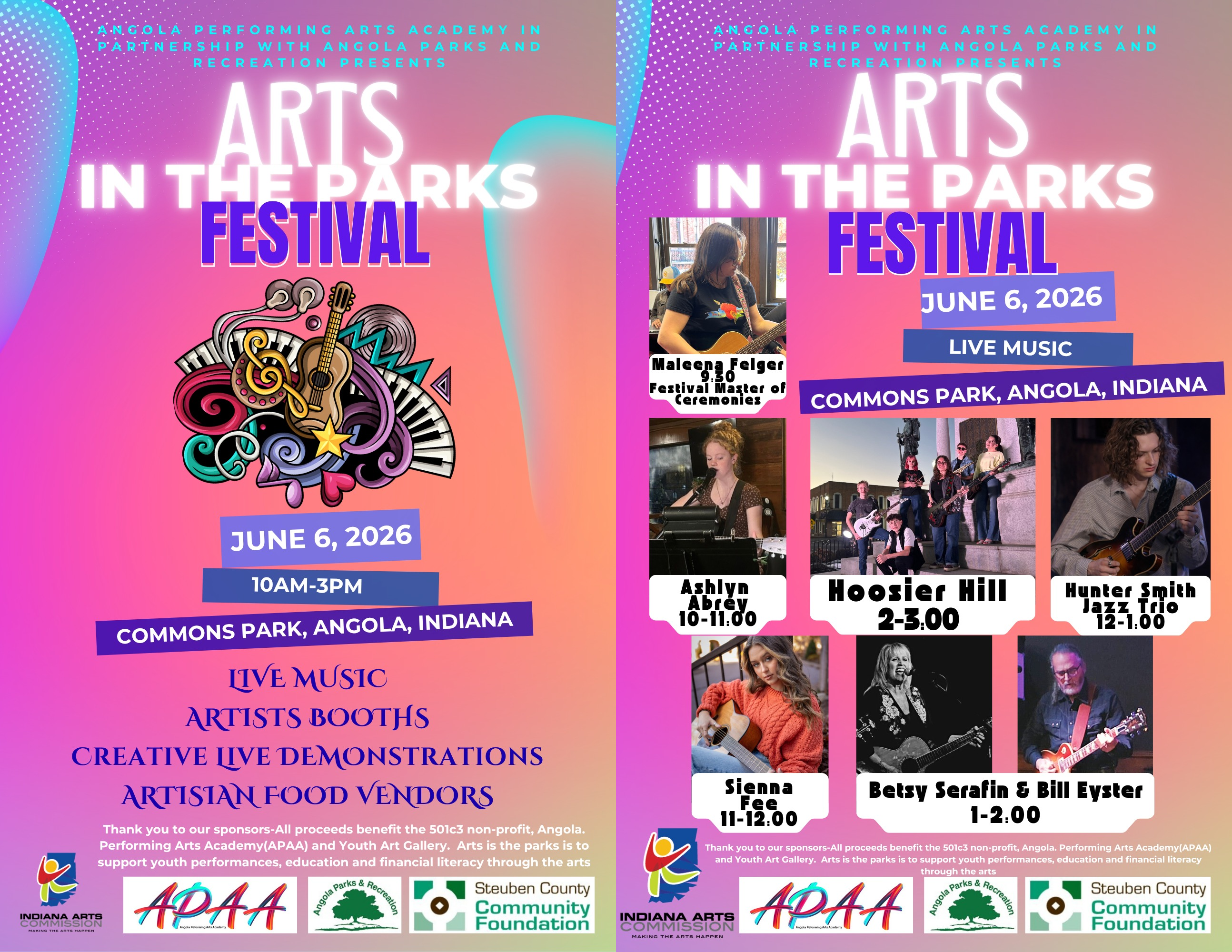 Arts In The Parks Festival Coming To Commons Park This Saturday
