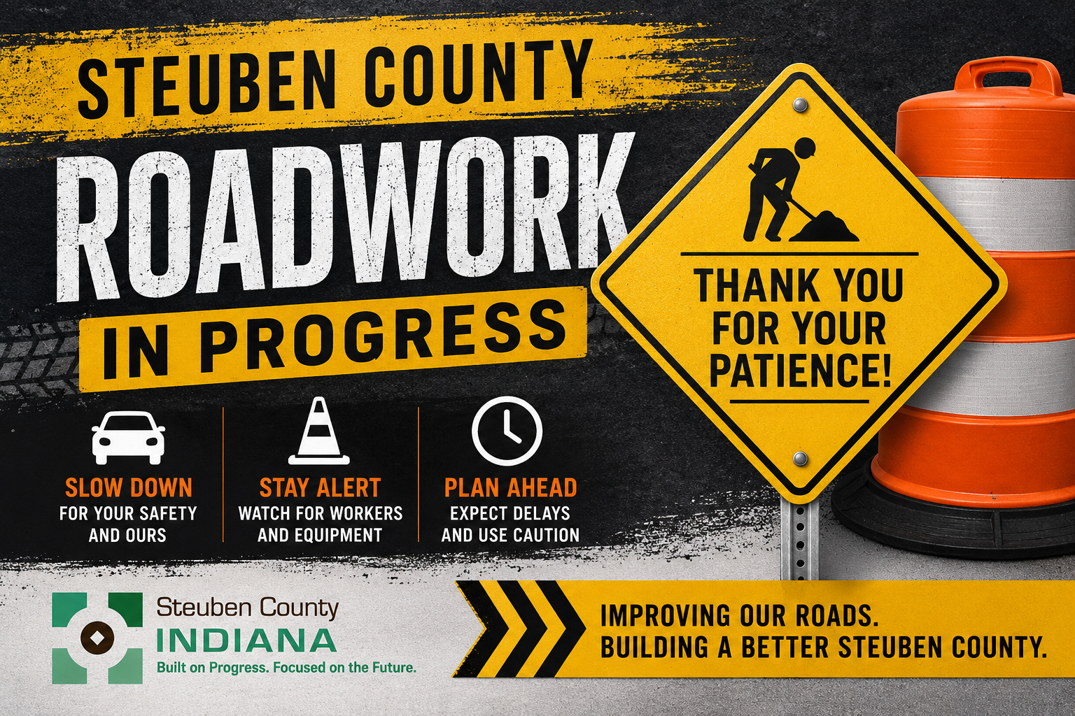 Road Work Scheduled This Week Across Steuben County