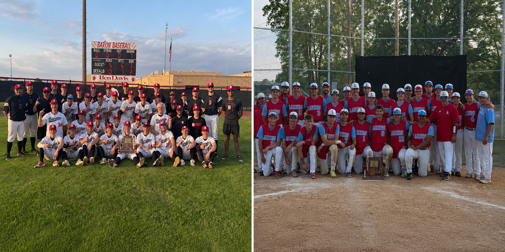 DeKalb, Lakeland Among Seven Area Teams Advancing To Baseball Regionals