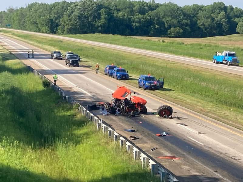Branch County Road Worker Critically Injured In I-69 Crash