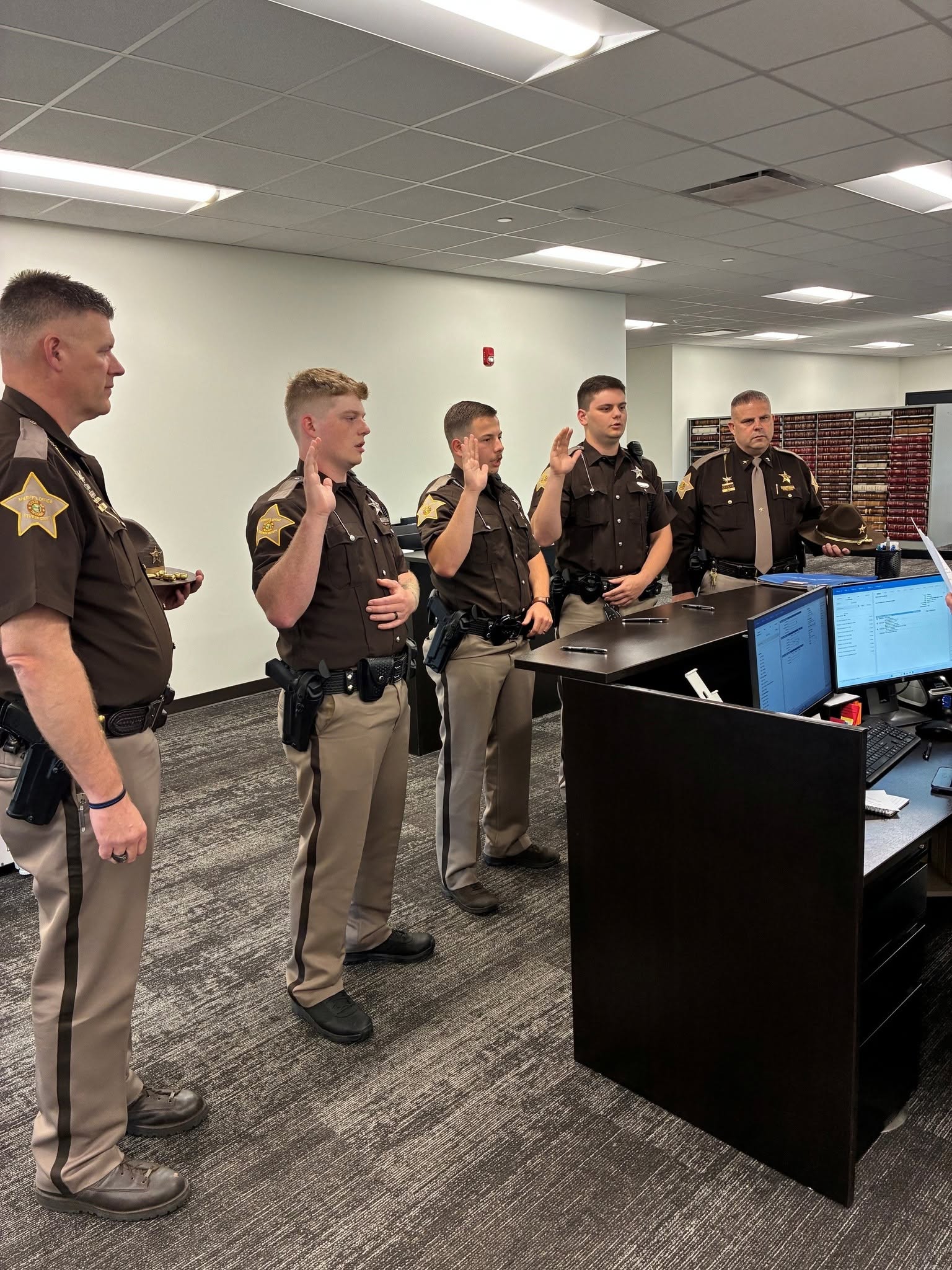 Steuben County Sheriff's Office Swears In Three New Merit Deputies