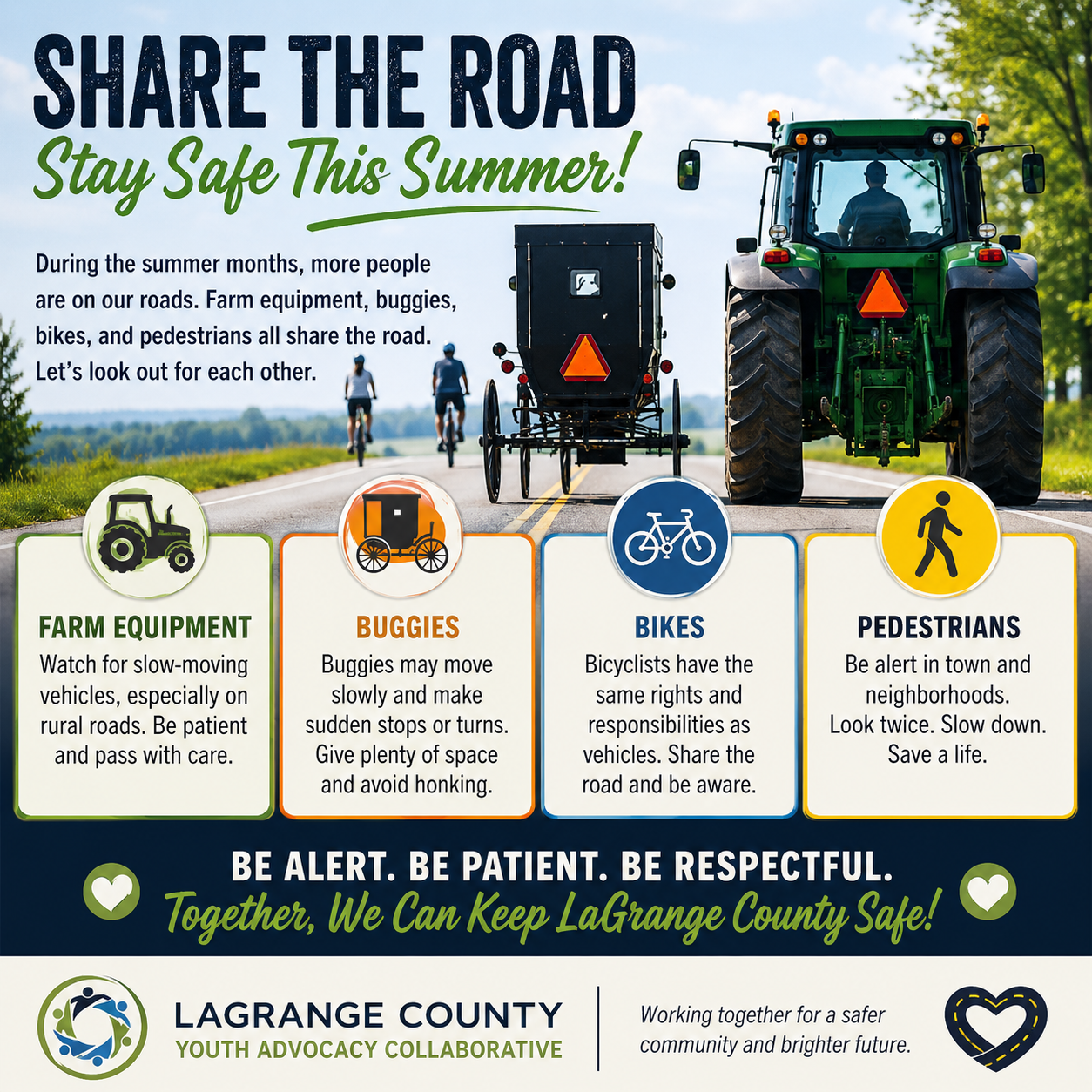 LaGrange County Groups Promote Road Safety Awareness