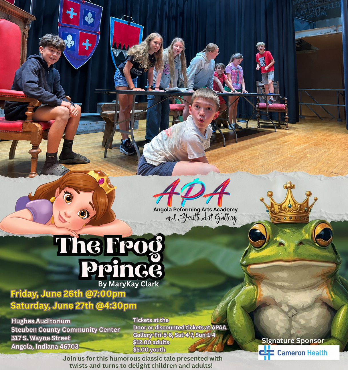 The Frog Prince Brings Magic, Mystery and Laughs to Angola This Weekend
