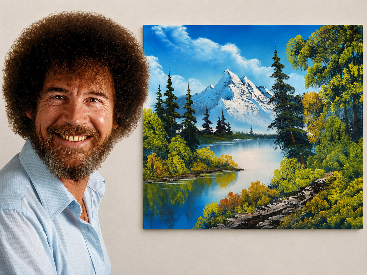 Bob Ross Painting Created For 'The Joy Of Painting' Sells For $320,000
