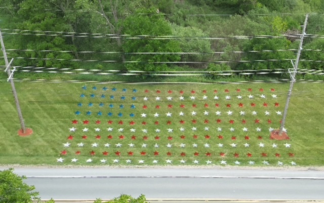 Flag Design Greets Drivers Entering Fremont