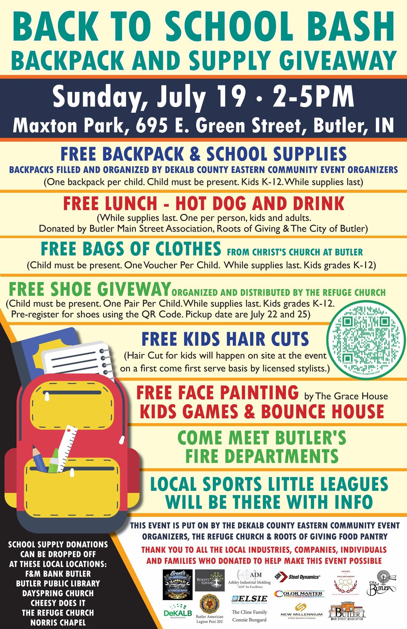 Butler Back-to-School Bash Offers Free Supplies, Clothing, Haircuts and Food