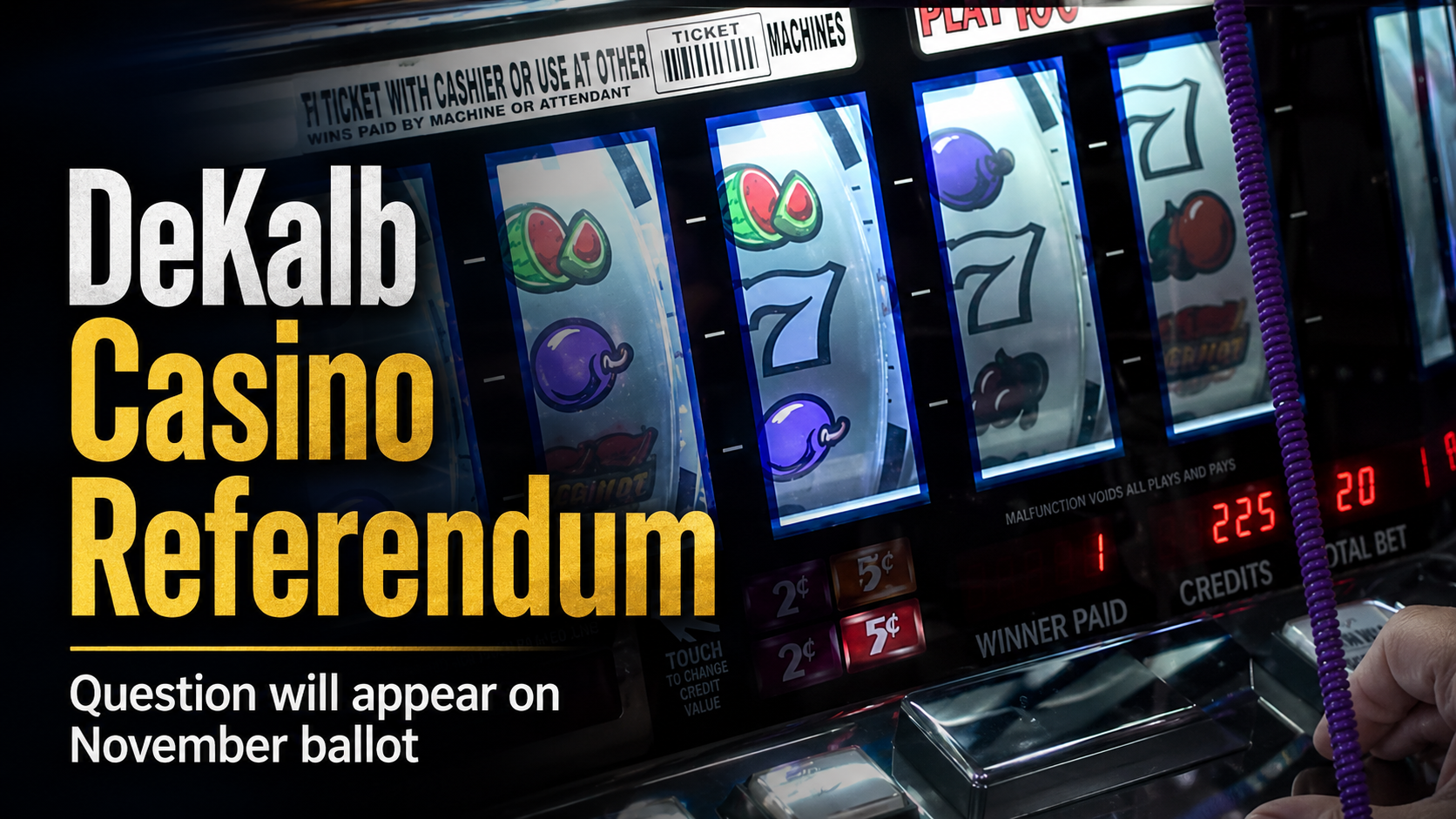 Inland Casino Referendum To Appear On DeKalb County Ballot